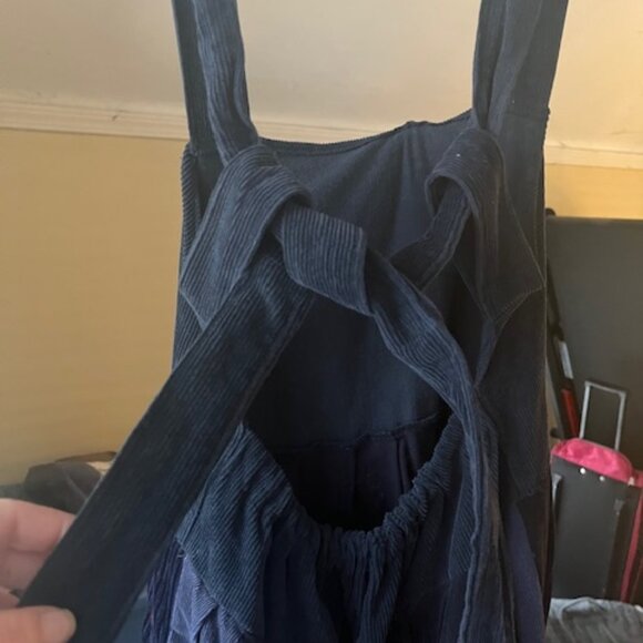 Handmade corduroy women/s adjustable jumper dress. - Picture 3 of 6